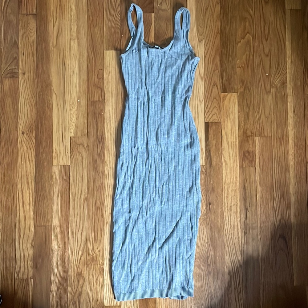 Heather Gray Midi Dress